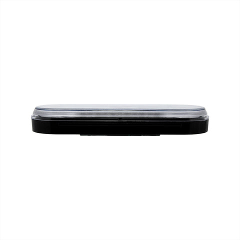 22 LED 6" Oval Abyss Light (Turn Signal) - Amber LED/Clear Lens