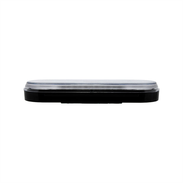 22 LED 6" Oval Abyss Light (Turn Signal) - Amber LED/Clear Lens