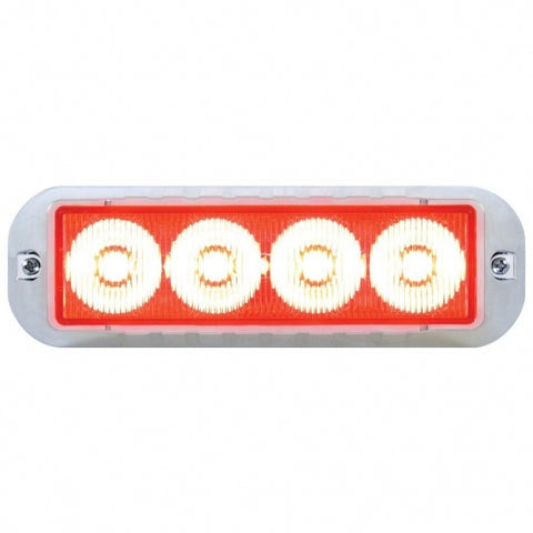 4 LED Warning Light - Red LED