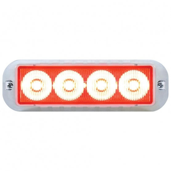 4 LED Warning Light - Red LED