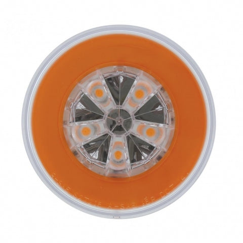 18 LED 4" Round GloLight Kit (Turn Signal) - Amber LED/Amber Lens (Each)