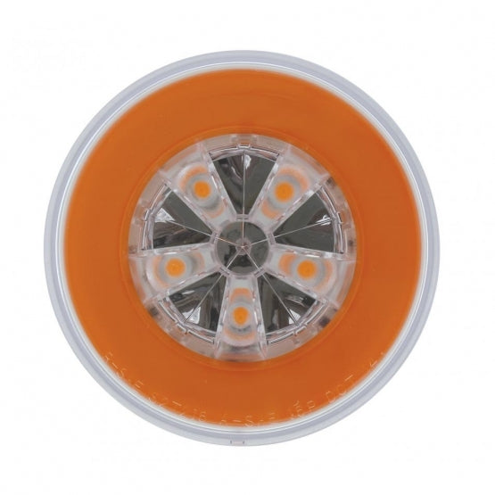 18 LED 4" Round GloLight Kit (Turn Signal) - Amber LED/Amber Lens (Each)