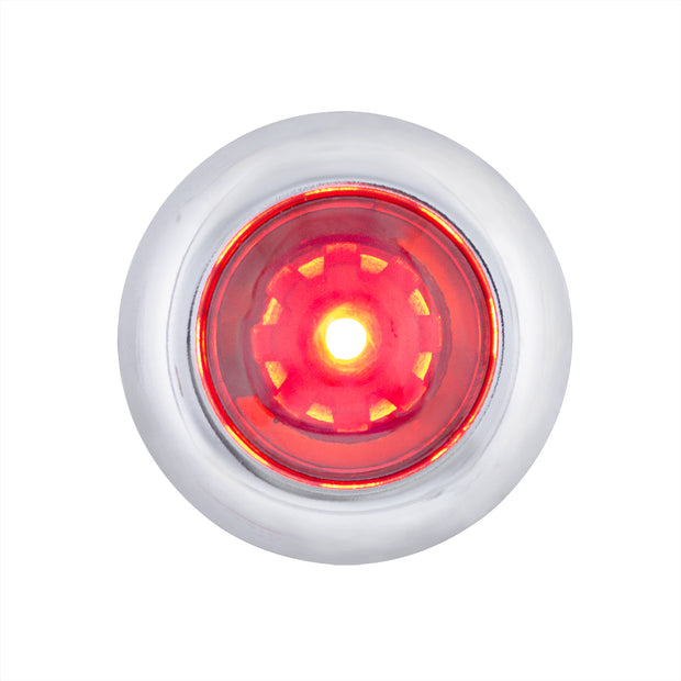 LED Dual Function ArcBlast 3/4" Mini Light (Clearance/Marker) - Red LED/Red Lens