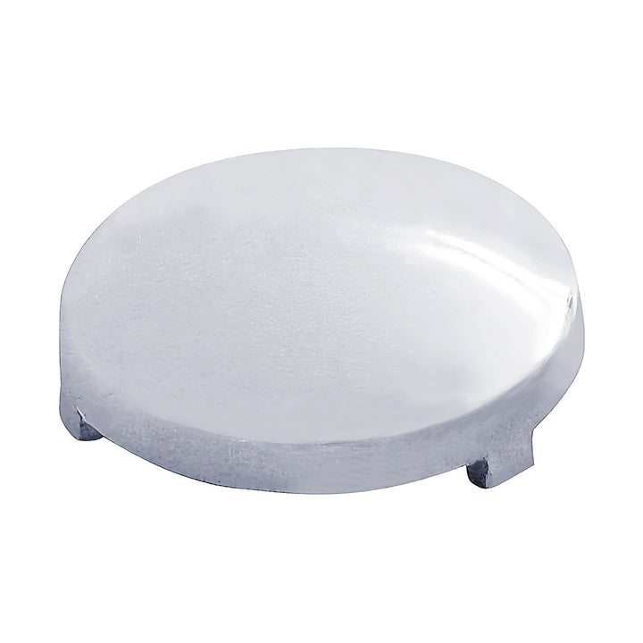 Chrome Plastic Covers For 3/4" Round Vinyl Button For Most Freightliner &amp; International (Card of 10)