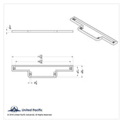 Chrome Plastic Warning Light Panel Bezel Without Visor For 1990-2000 Peterbilt 379/378/377