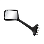 Chrome Plastic Hood Mirror Assembly With Sequential LED Turn Signals For 2018-2024 International LT-Driver