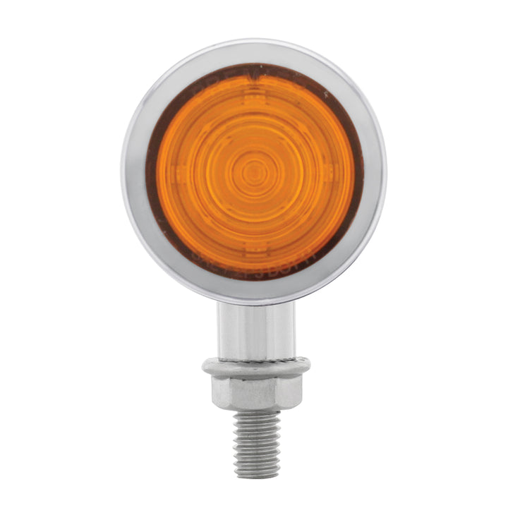 9 LED Dual Function Mini Bullet Light - Amber LED/ Amber Lens