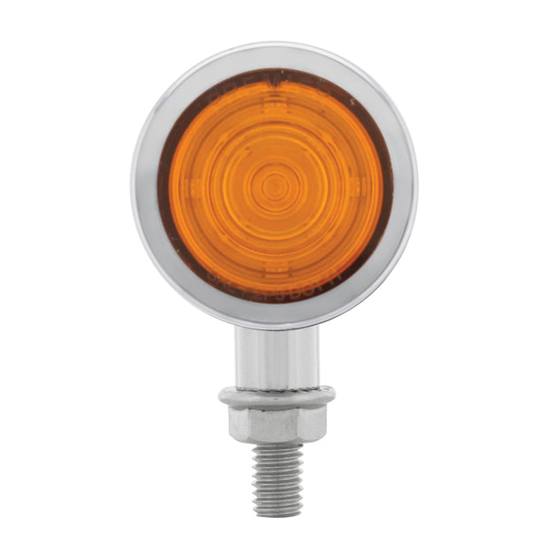 9 LED Dual Function Mini Bullet Light - Amber LED/ Amber Lens