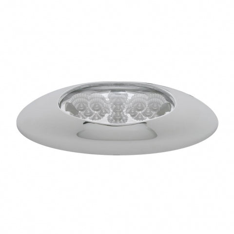16 LED Phantom I Reflector Light (Clearance/Marker) - Amber LED/Clear Lens