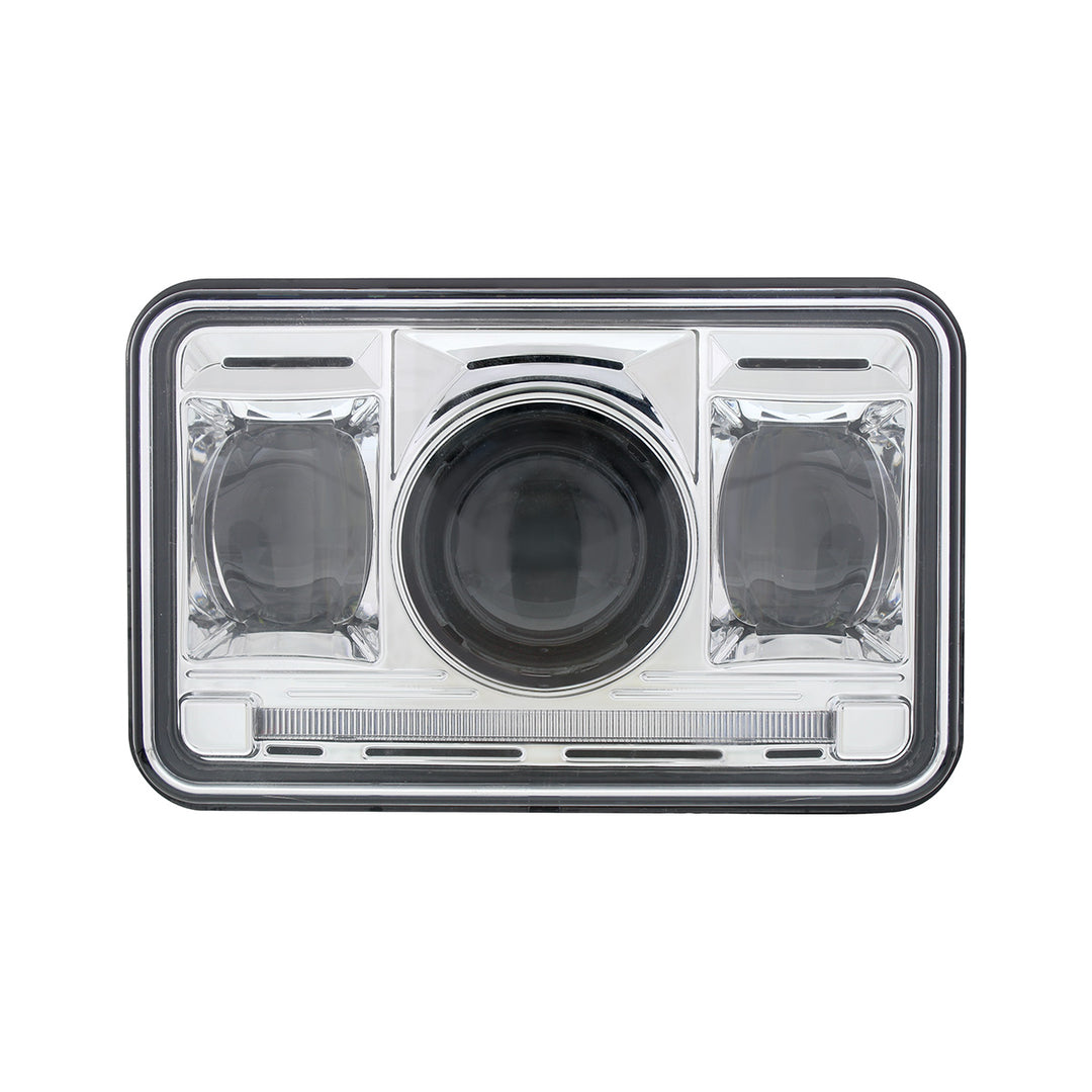 ULTRALIT - 11 High Power LED 4" X 6" Projection Headlight - High Beam