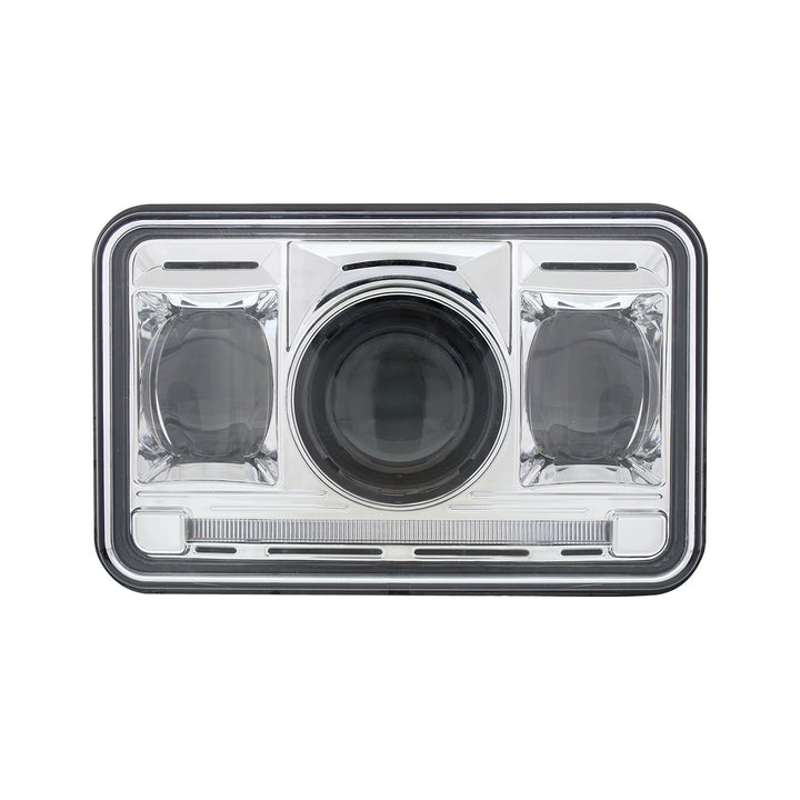 ULTRALIT - 11 High Power LED 4" X 6" Projection Headlight - High Beam