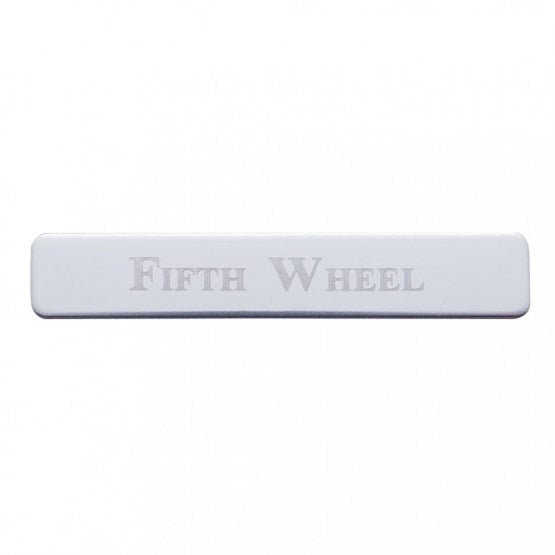 Kenworth Stainless Switch Guard Plaque - Fifth Wheel