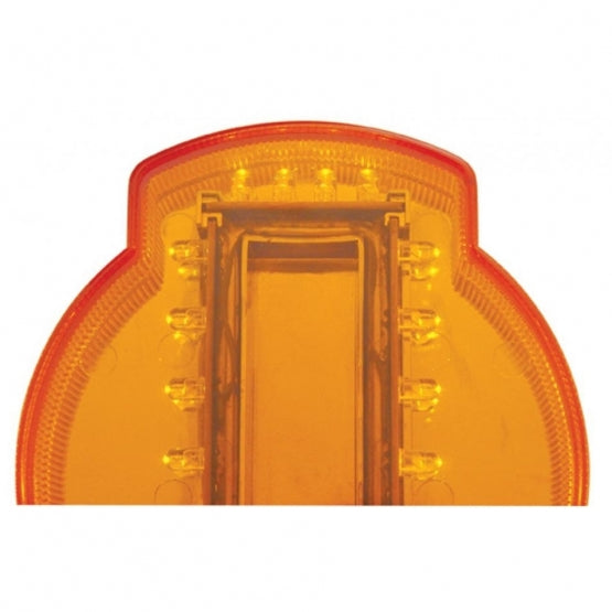 32 LED Backlit Emblem Light For Kenworth - Amber LED/Amber Lens