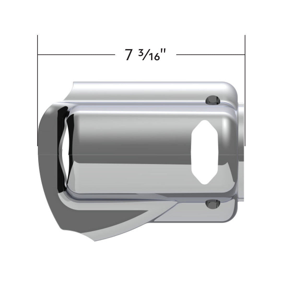 Chrome Plastic Upper Steering Column Cover For Peterbilt 379/378 (1998-2005), 335 (2005-2010), 330 (2000-2010)