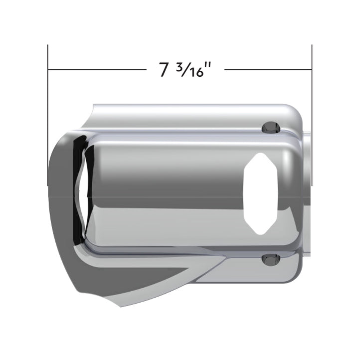 Chrome Plastic Upper Steering Column Cover For Peterbilt 379/378 (1998-2005), 335 (2005-2010), 330 (2000-2010)