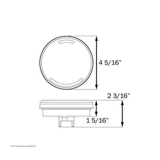 21 LED 4" GloLight (Turn Signal) - Amber LED/Amber Lens