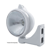 Stainless Steel Guide 682-C Headlight H4 & Original Style LED Signal - Clear Lens