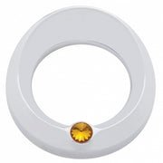 Signature Series Gauge Bezel With Visor & Crystal For 3-3/4" DIA Speed/Tachometer Gauge - Amber Crystal
