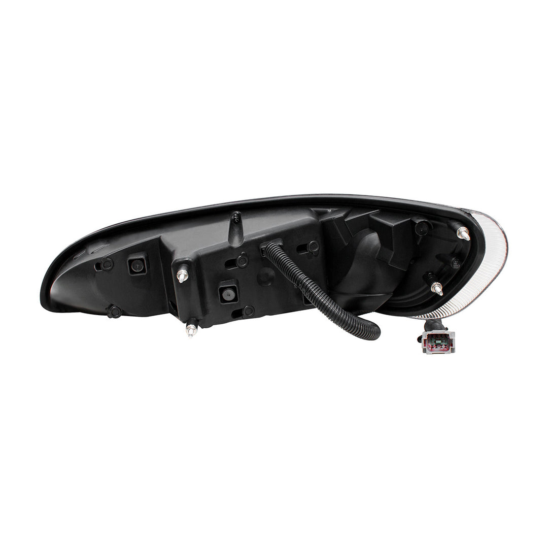 Black LED Headlight With Color Changing Position Light Bar For Peterbilt 386 (2005-2015) &amp; 387 (1999-2010) - Driver