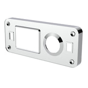 Chrome Plastic Dome Light Cover With Swivel Light Hole For Peterbilt 386 (2006-2010) & 387 (1999-2010)