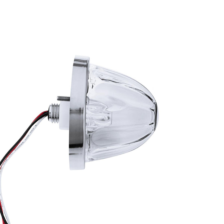 Glass Watermelon Light Kit With 2 LED Light-Amber LED/Clear Lens