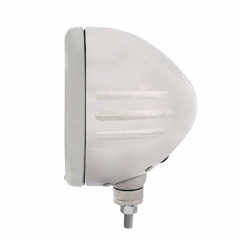 Stainless Classic Style Embossed Stripe Headlight Housing