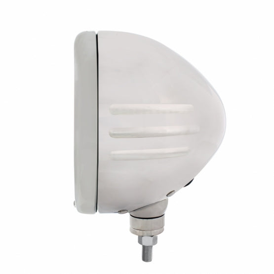 Stainless Classic Style Embossed Stripe Headlight Housing