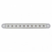 10 LED 6-1/2" Turn Signal Light Bar - Amber LED/Clear Lens