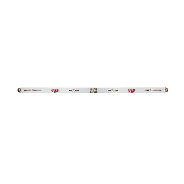 Dual 24 LED Dual Function 12" GloLight Bar With Bezel - Red LED/Red Lens