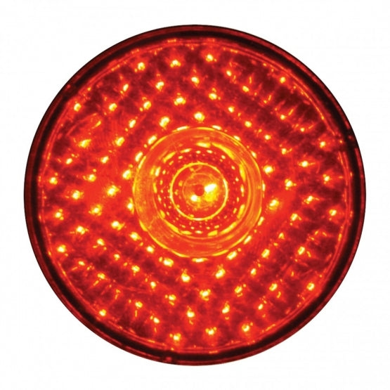 2" Beehive Crystal Light (Clearance/Marker) - Red Lens