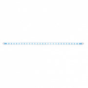 28 LED 12" Slim Light Bar - Blue LED/Clear Lens