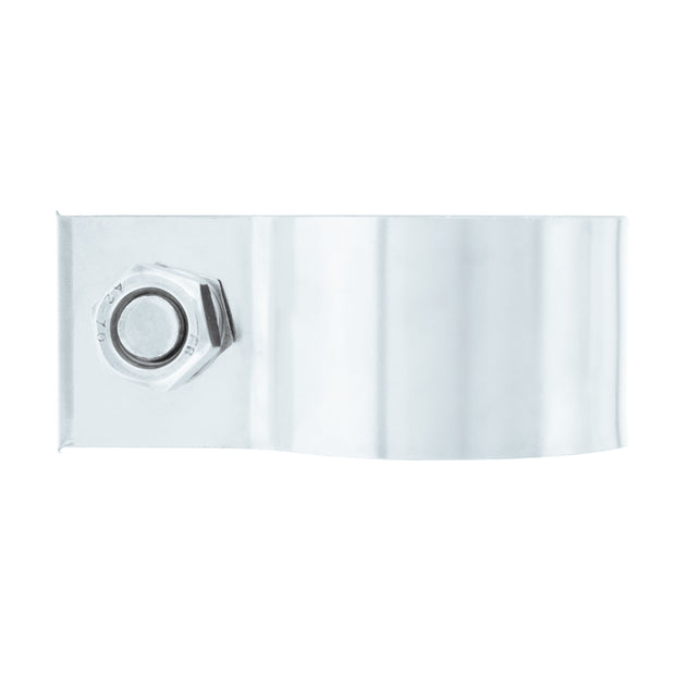 Stainless Steel Quarter Fender 2" Tube Clamp With Hardware