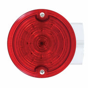 21 LED 3-1/4" Signal Light For Harley Motorcycle With Housing - Red LED/Red Lens