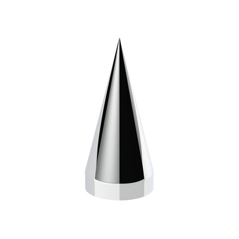 33mm x 4-1/2" Chrome Plastic X Spike Nut Covers - Thread-On (Box Of 10)