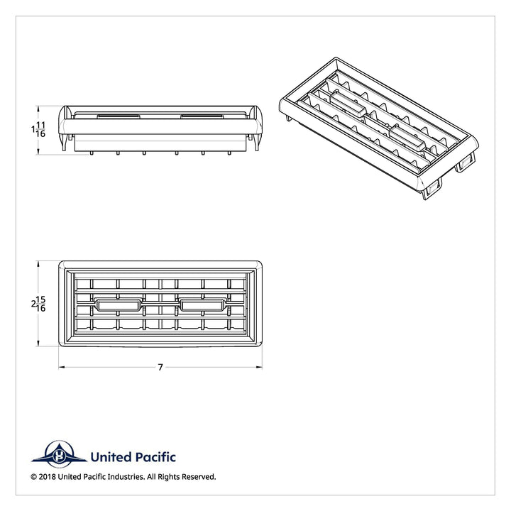 Sleeper A/C Vent For Kenworth