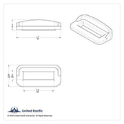 Chrome Plastic Toggle Switch Label Cover With Visor For 2002+ Peterbilt (Card Of 6)