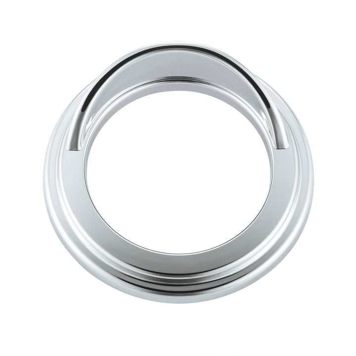 Chrome Small Gauge Bezel With Visor For Freightliner