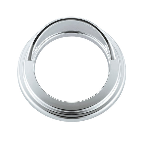 Chrome Small Gauge Bezel With Visor For Freightliner