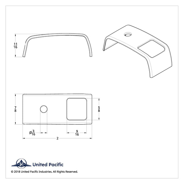 Rocker Switch Cover For 2006+ Kenworth - Plain (Card Of 3)