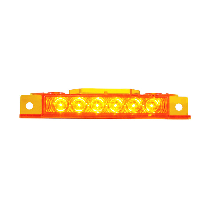 6 Amber LED Exterior Visor Light For 1996-2024 Volvo VNL - Amber Lens