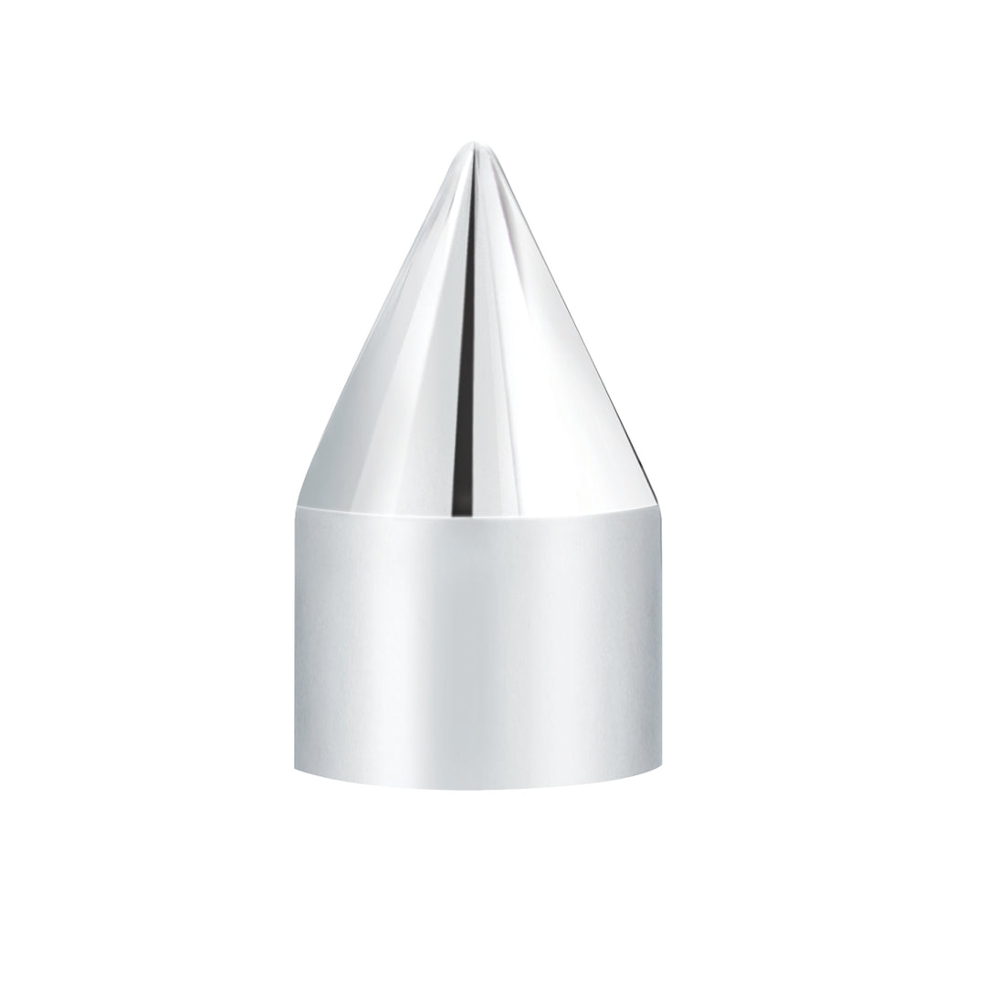 1/2" x 1-7/16" Chrome Plastic Spike Nut Covers - Push-On (10-Pack)