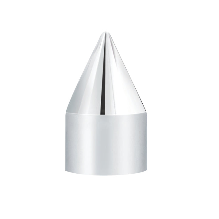 1/2" x 1-7/16" Chrome Plastic Spike Nut Covers - Push-On (10-Pack)