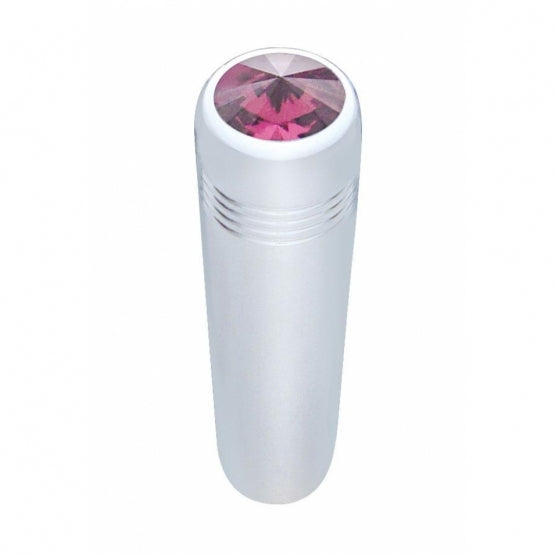 2-1/4" Long Aluminum Toggle Switch Extension With Crystal For Kenworth - Purple Crystal (2-Pack)