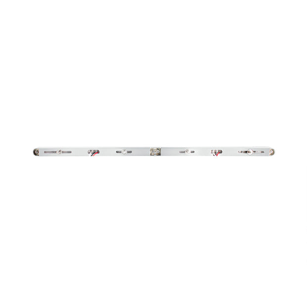 Dual 24 LED Dual Function 12" GloLight Bar With Bezel - Amber LED/Clear Lens