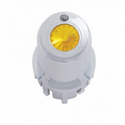 Center A/C Control Knob For 2006+ Kenworth - Amber Crystal