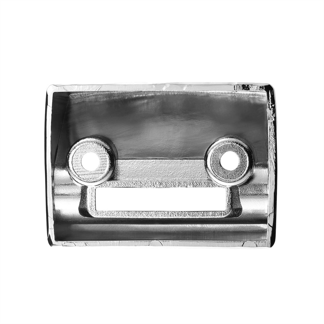 Chrome Plastic Axle/Differential Switch Guard With Glossy Sticker For 1990-2010 Freightliner Classic-Red