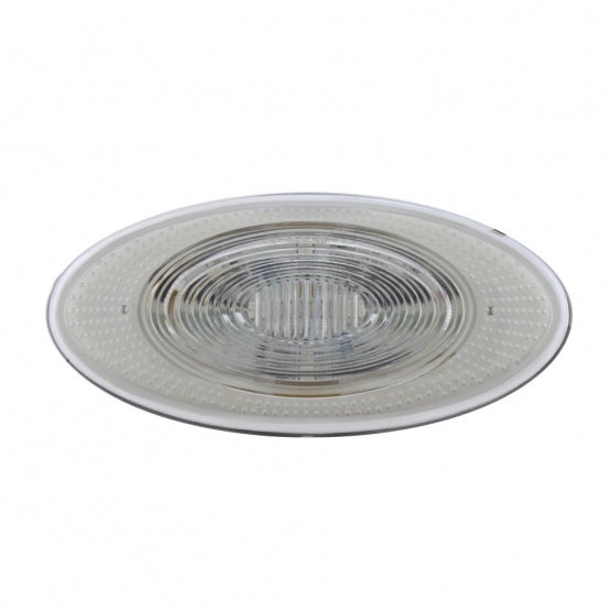 10 LED Fender Parking &amp; Turn Signal Light For Peterbilt 386 (2006-2014) &amp; 387 (2006-2010)-Amber LED/Clear Lens