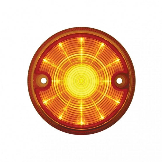 15 LED 3" Series 1 Light Only For Double Face Light Housing - Amber LED/Amber Lens