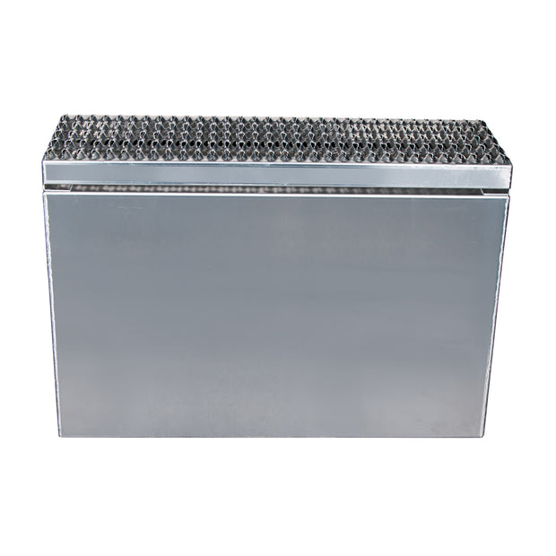 36"L X 25"W X 28"H Aluminum Step Saddle Box