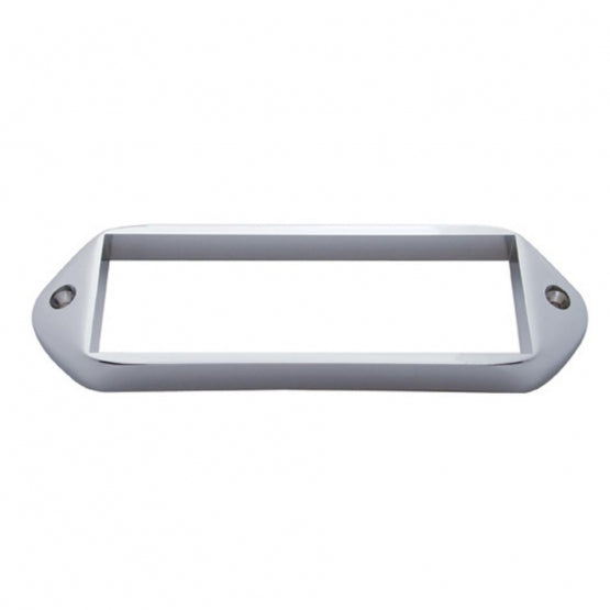 Chrome Plastic Bezel For 5-7/8” X 2” Rectangular Light